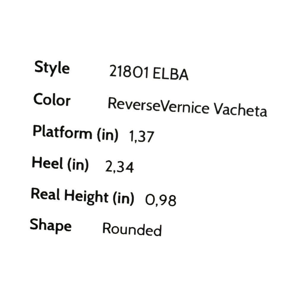 Homers ELBA ReverseVernice Vacheta Sandals - Picture 13 of 13